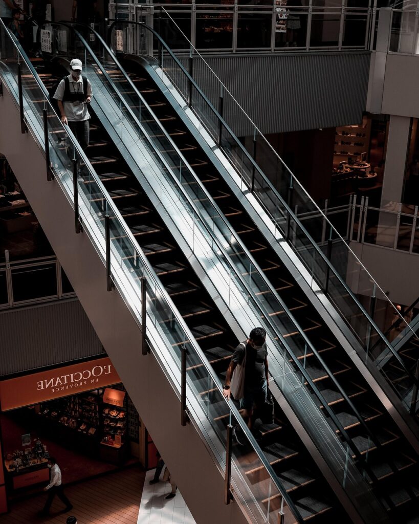 escalator, stairs, staircase, people, mall, technology, city, tokyo, japan, escalator, mall, mall, mall, mall, mall